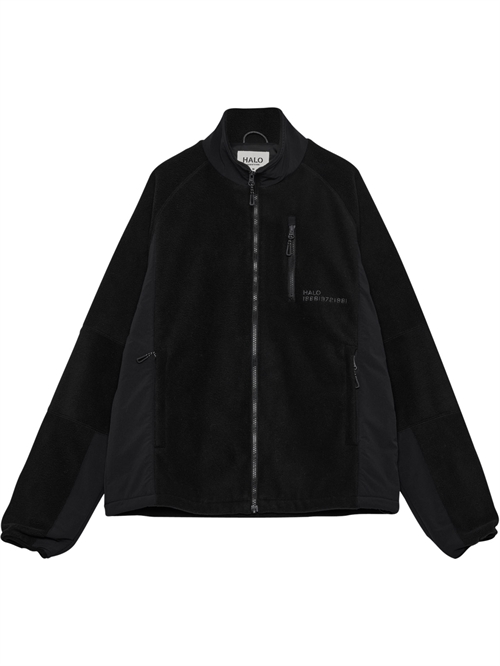 Windproof Teddyfleece Jacket Jakke Black Unisex