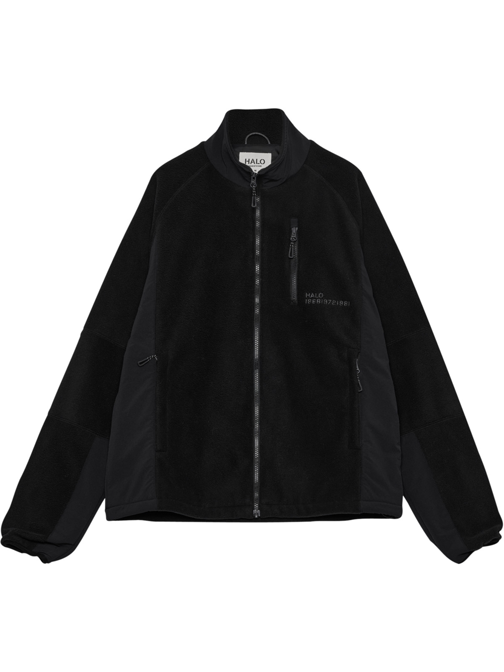 Windproof Teddyfleece Jacket Jakke Black Unisex