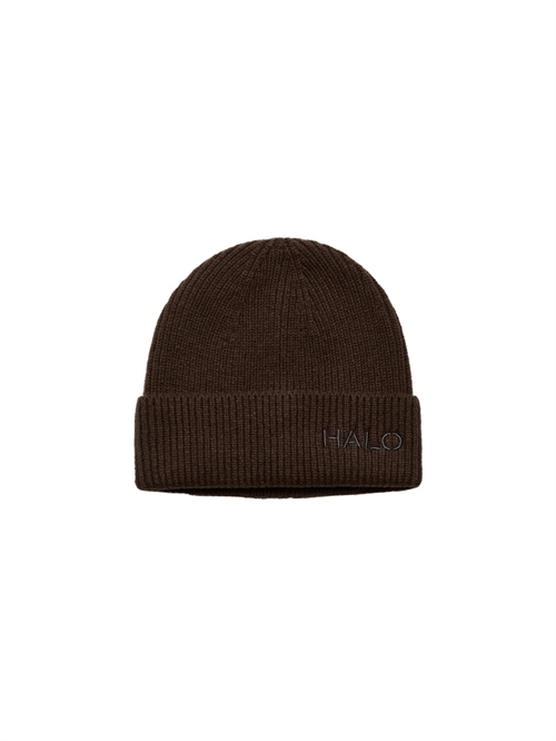 Wool Rib Beanie Bracken Unisex