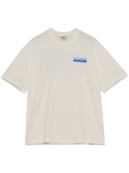 Graphic Boxy T-Shirt Marshmellow/Palace Blue Unisex