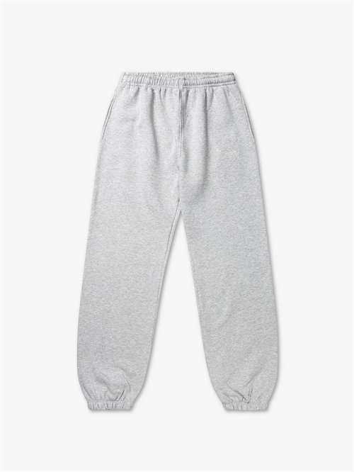 Organic Fitted Sweatpants Heather Grey Unisex