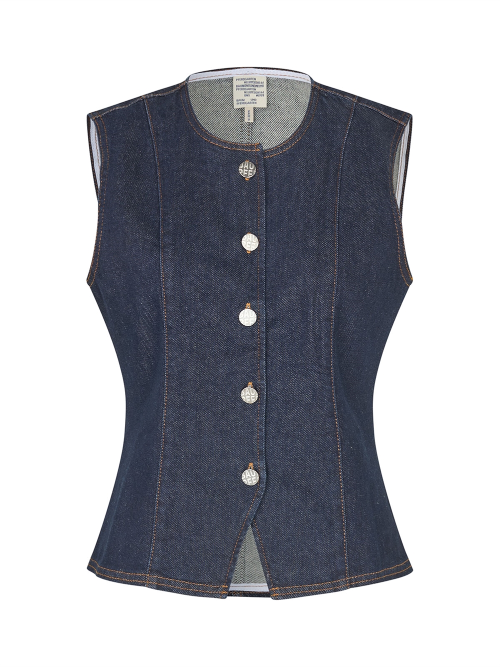 Mene Bluse Dark Denim Wash