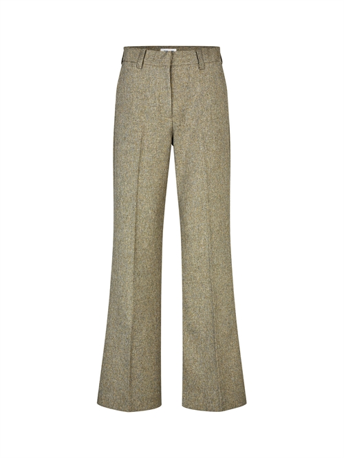 Nile Bukser Straw Yellow Tweed