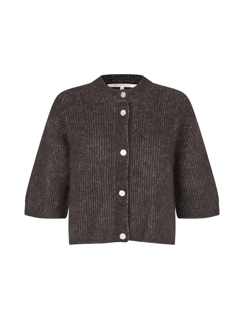 Andrea Strik Rib Cardigan Chocolate Tort
