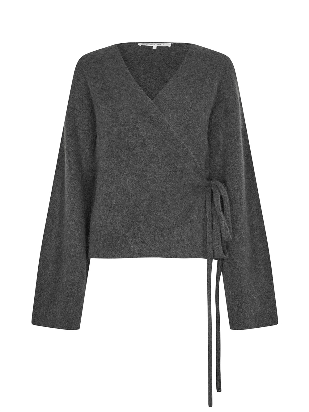 Brook Knit Wrap Cardigan Volcanic Ash