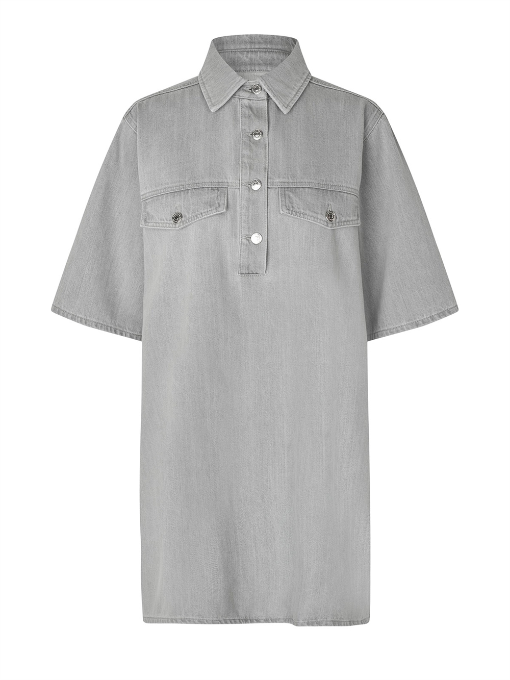 Esso Kjole Light Grey Denim