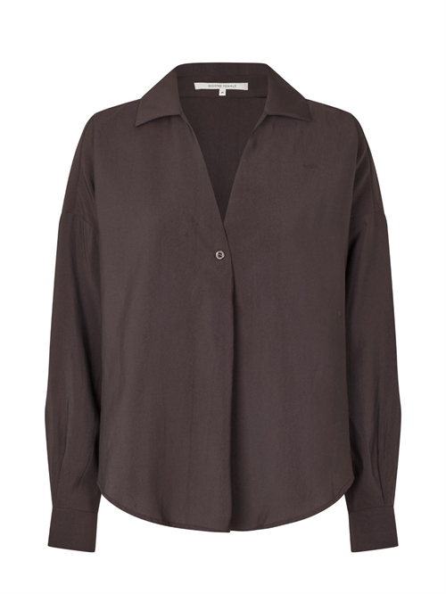 Timeline Blouse Chocolate Tort