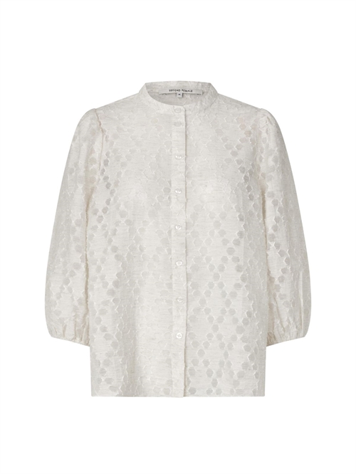 Meya Shirt Skjorte Coconut Milk 