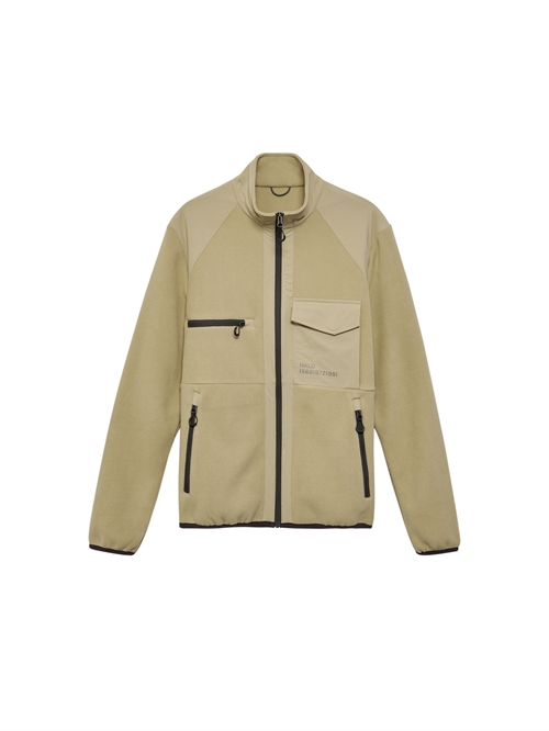 Paneled Fleece Jacket Jakke Chinchilla Unisex