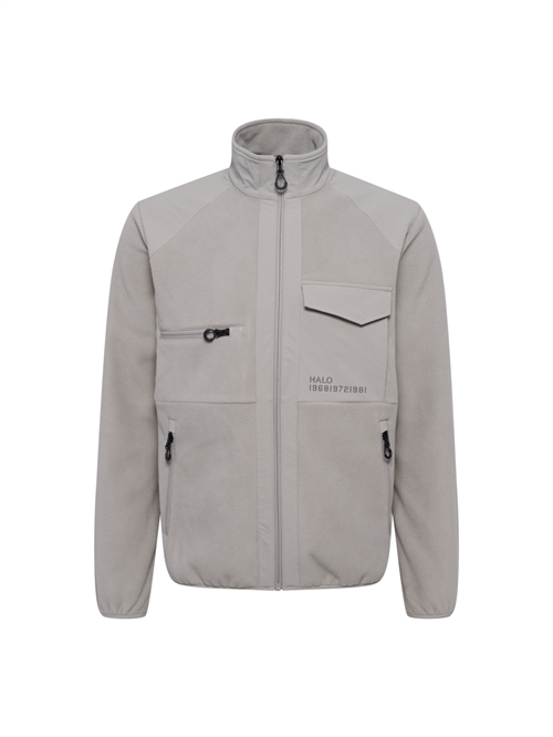 Paneled Fleece Jacket Jakke Mourning Dove Unisex