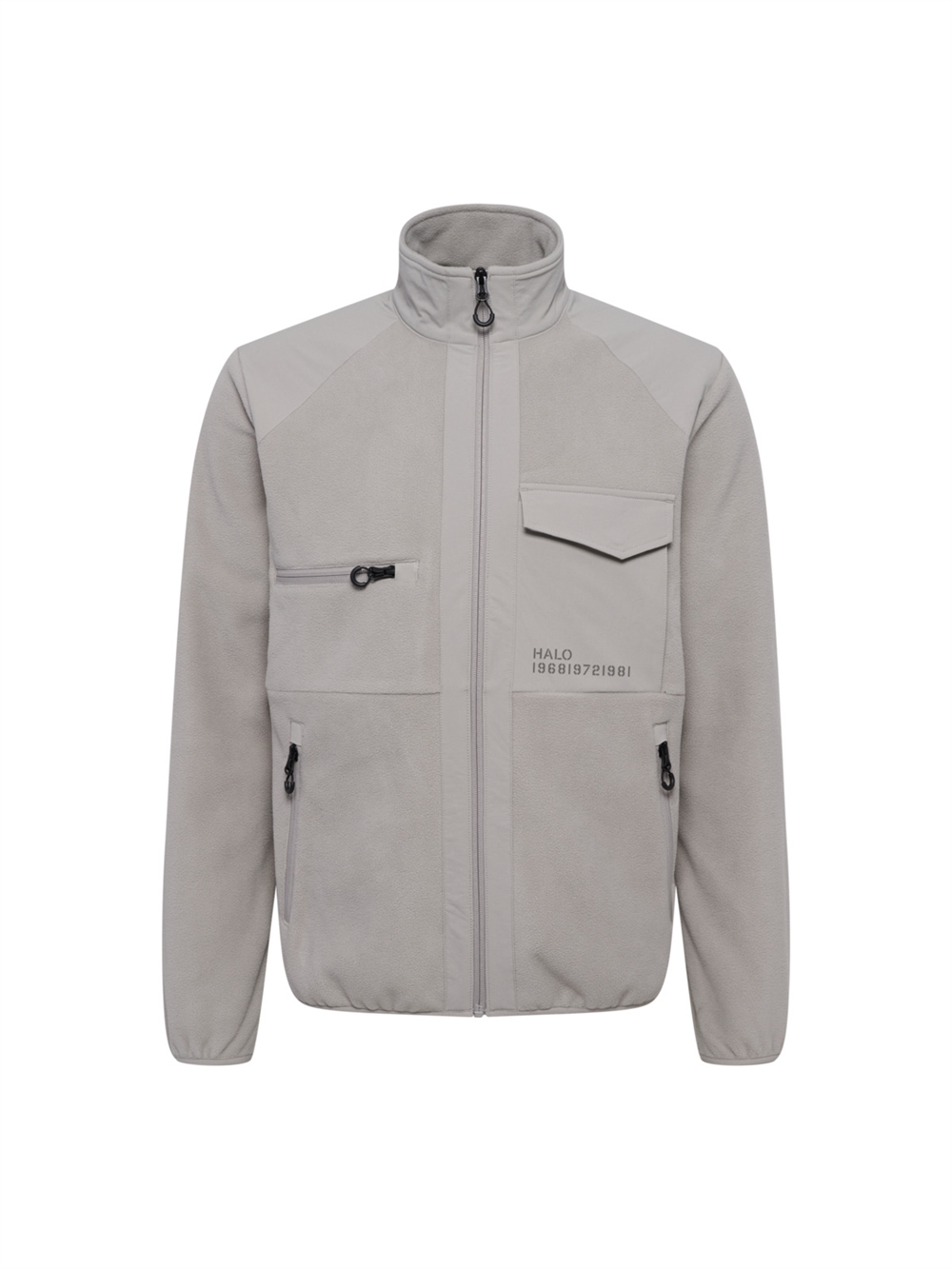 Paneled Fleece Jacket Jakke Mourning Dove Unisex