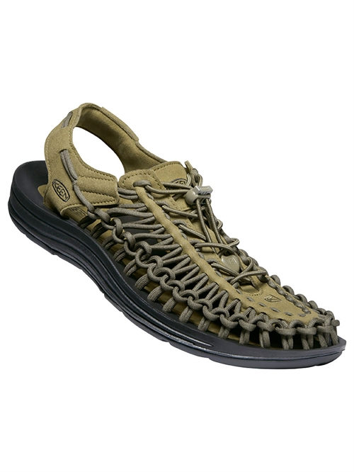Uneek Sandal Dark Olive - Black Mens