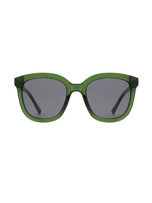 Billy Sunglasses Dark Green Transparent
