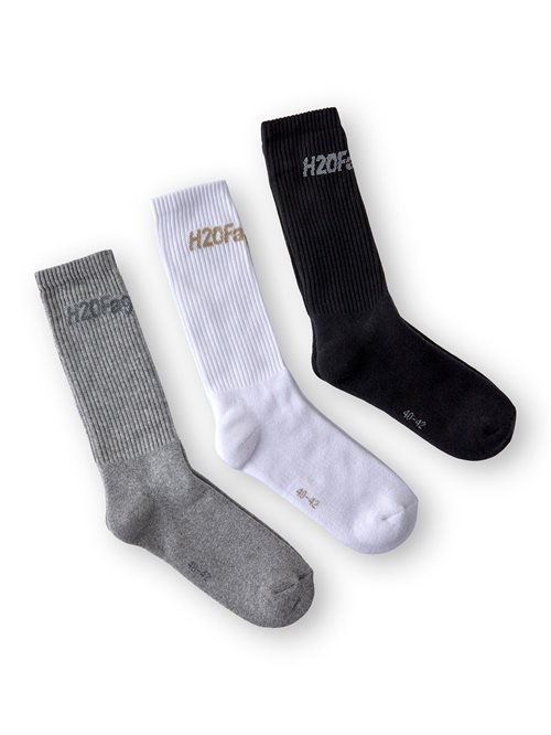 Suck Socks Sokker 3-Pack Black/White/Grey Melange