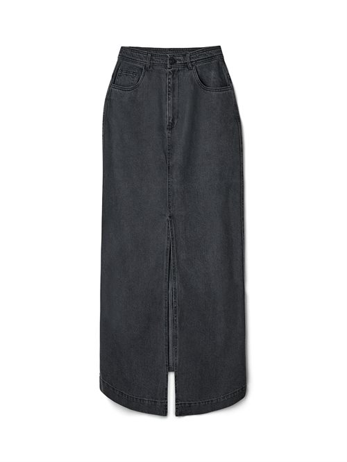 Classic Jeans Skirt Washed Black