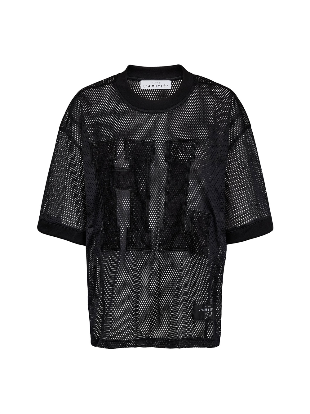 Drift HL Lace Tee Black