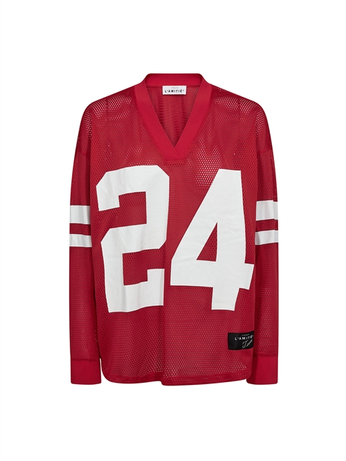 Drift Number LS Tee T-Shirt Red