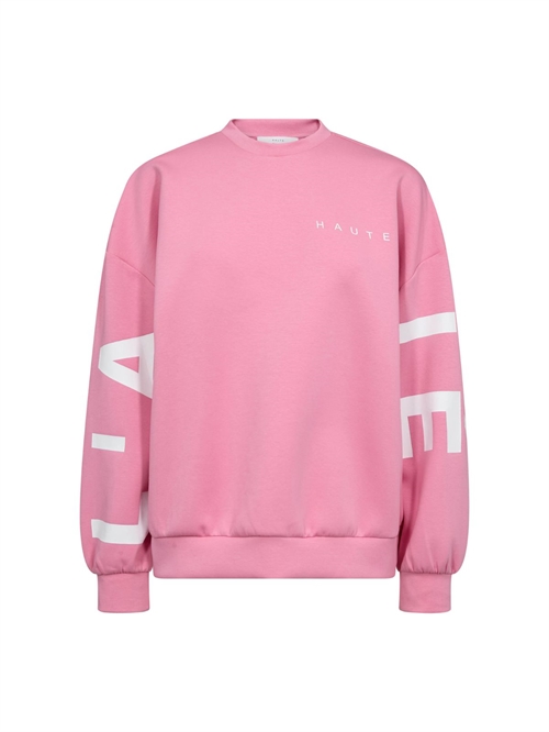 Maxi Split Logo Sweatshirt Candyfloss