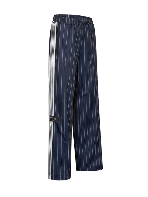 Baggy Pin Stripe Track Pants Bukser Navy