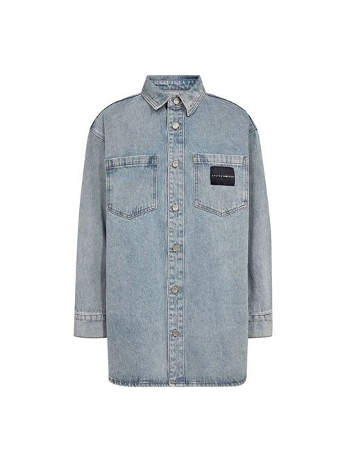 Miley Denim Shirt Skjorte Bleached Denim