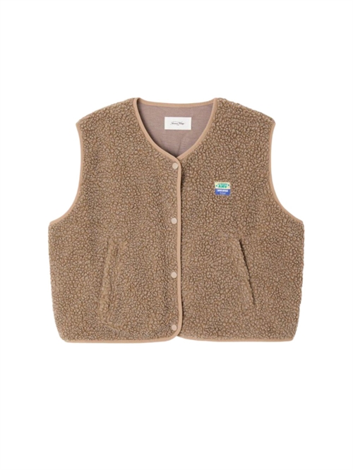 Hoktown Vest Melange Nutmeg