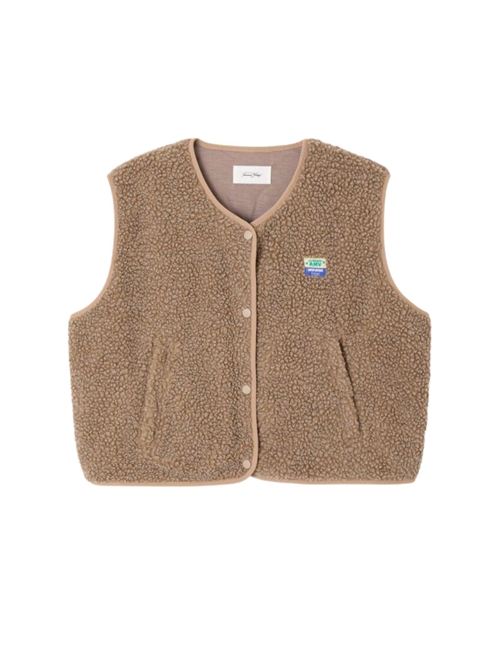 Hoktown Vest Melange Nutmeg