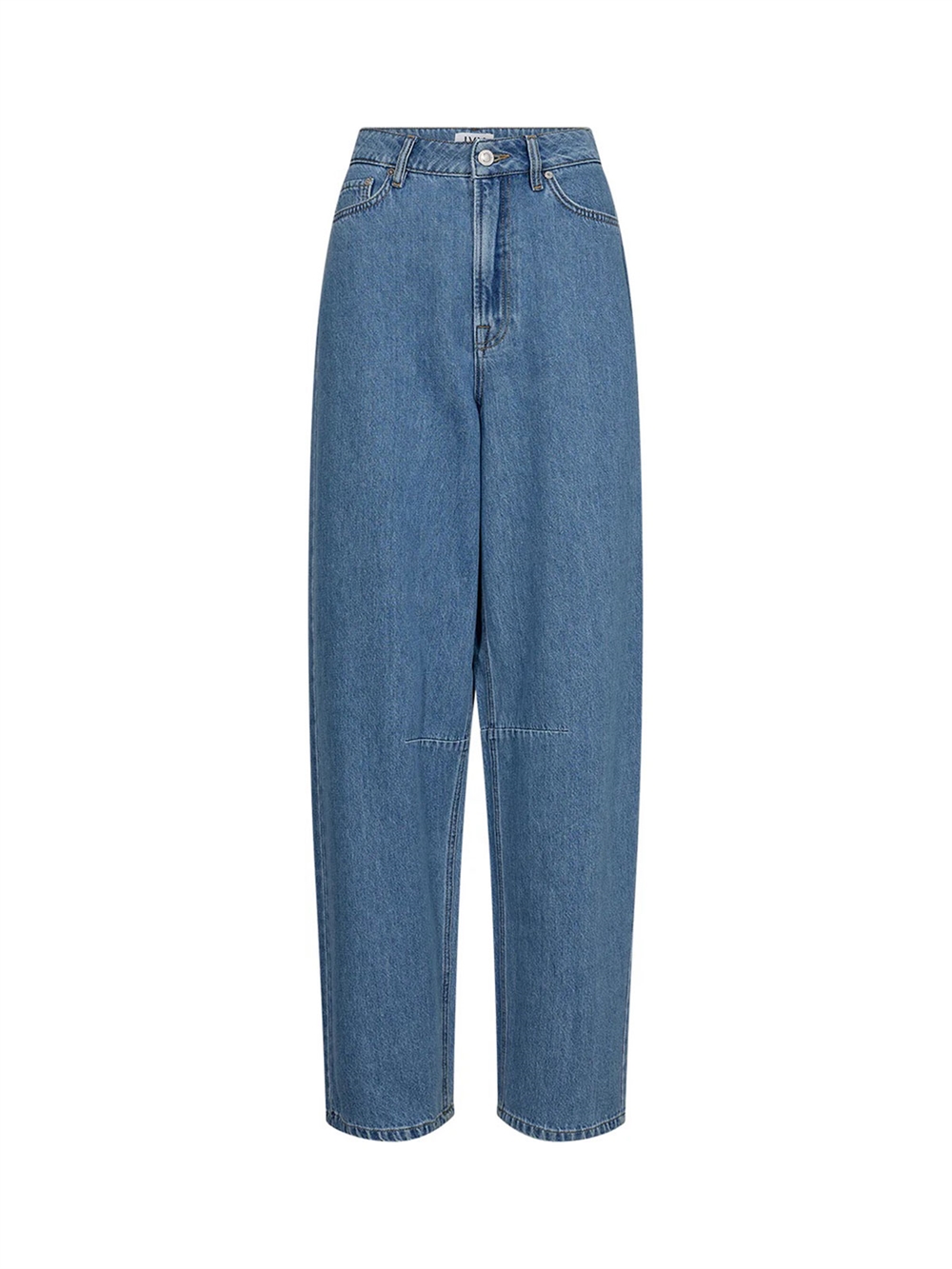 Janice Slung Jeans Wash Mid Blue Denim Blue