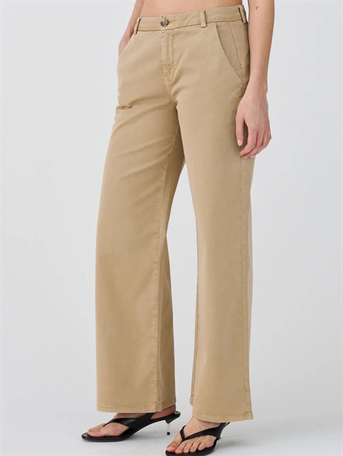 Karmey Chino Wide Bukser Khaki