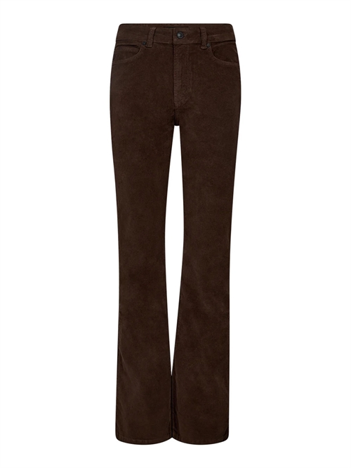 Tara Flare Jeans Baby Cord Expresso Brown