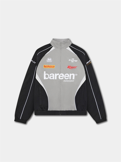 Oversized Track Jacket Ghost Grey Unisex