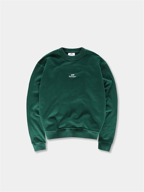 Logo Oversized Crewneck Deep Green Unisex