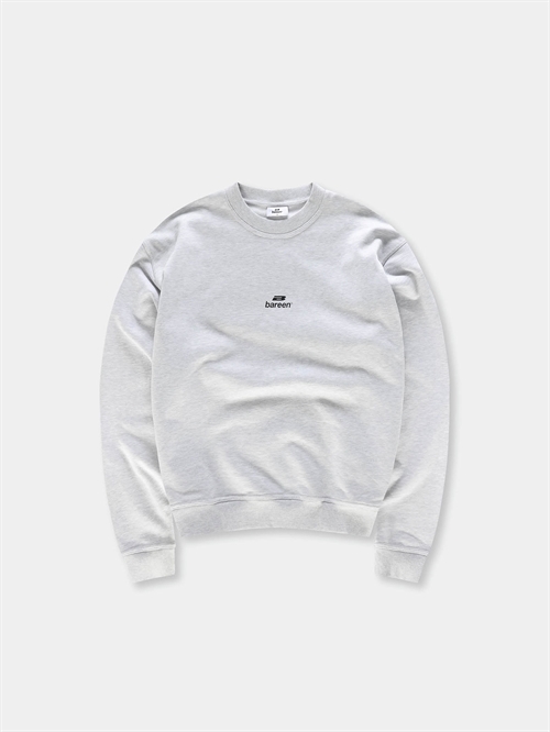 Logo Oversized Crewneck Cloudy Grey Unisex