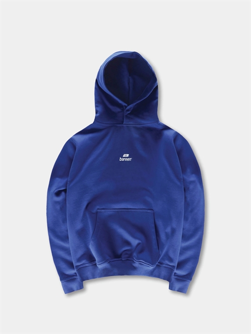 Logo Oversized Hoodie Cobalt Blue Unisex