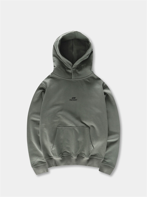 Logo Oversized Hoodie Stone Grey Unisex