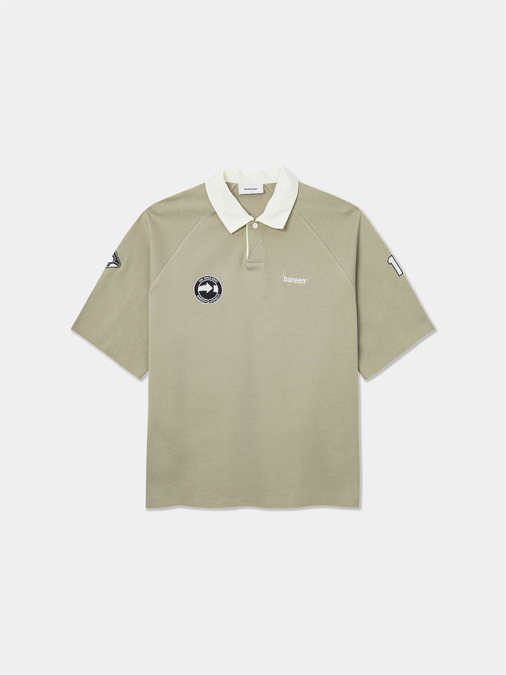 Oversize Short Sleeve Polo Laurel Oak Unisex