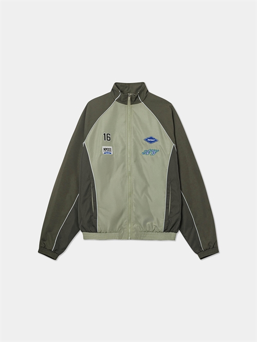Oversized Track Jacket Two-Tone Laurel Oak Unisex