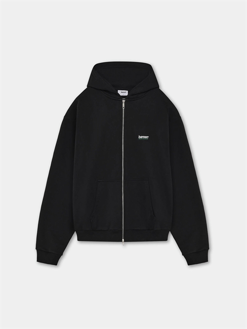 Oversized Zip Hoodie All-Field-Apparel Black Unisex