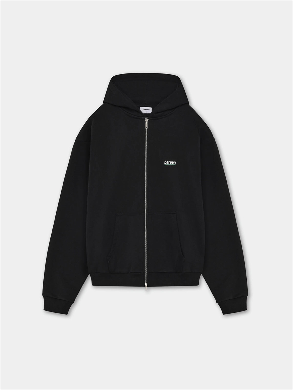 Oversized Zip Hoodie All-Field-Apparel Black Unisex