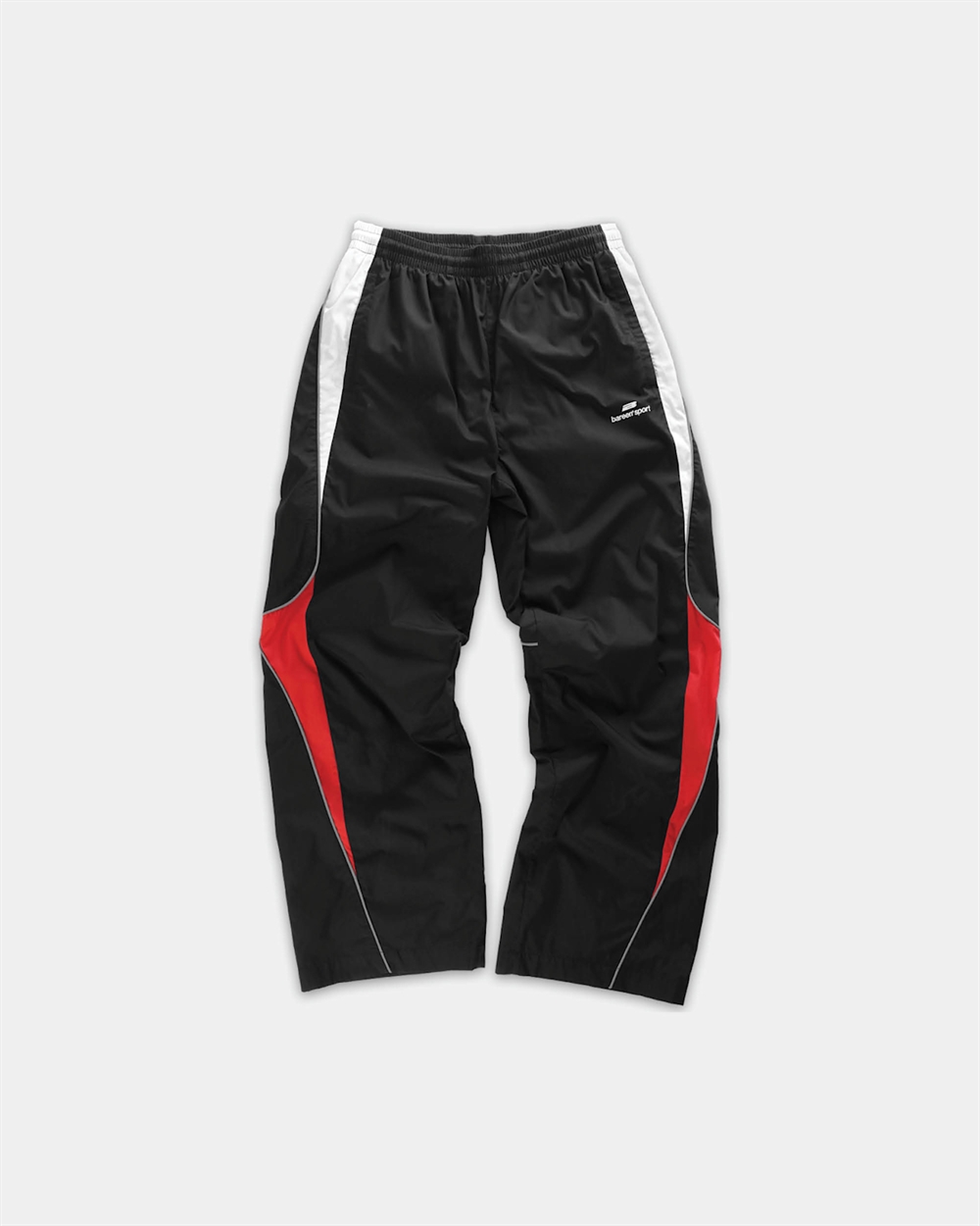 Track Pants Bukser Black / Red / White Unisex