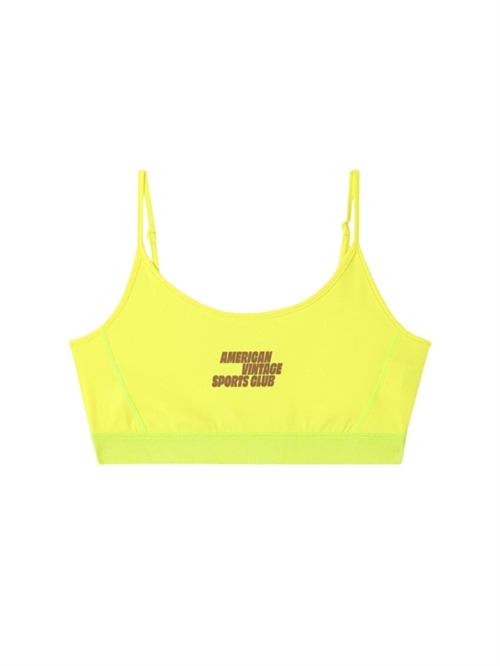 Usuway Sports Bra Neon Yellow - AMV Sports Club