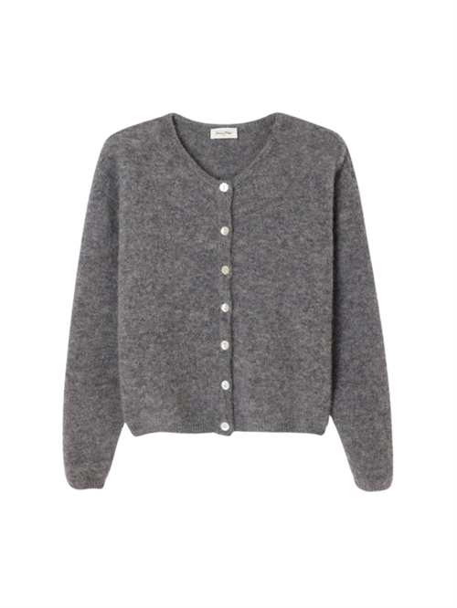 Vitow Cardigan Strik Melange Steel